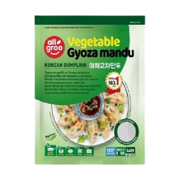 ALLGROO Vegetable Gyoza Mandu 540g (Frozen)