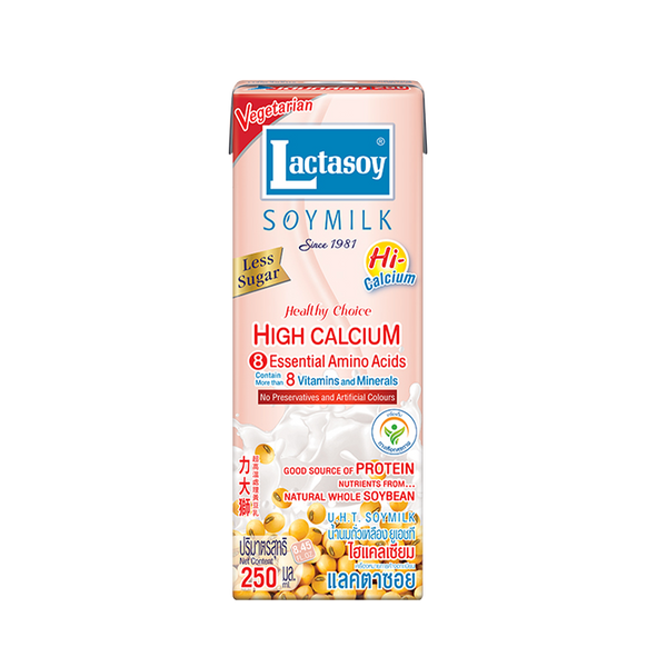 LACTASOY Susu Kedelai Tinggi Kalsium 250ml