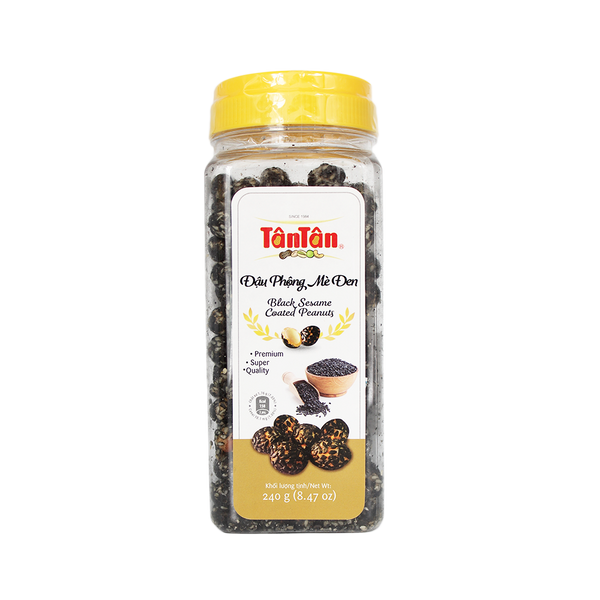 Tan Tan Black Sesame Coated Peanuts 240G - Longdan Official